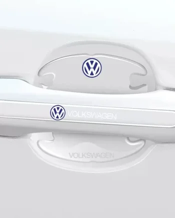 8pcs Transparent Volkswagen Car Door Handle Bowl Anti-Scratch Strips – Universal Fit