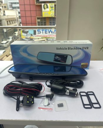 1080P Dual Lens Car DVR Dash Cam With Rearview Mirror